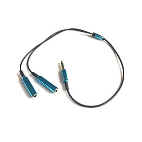 Mua Dây Chia Từ 1 Ra 2 Tai Nghe Đầu Nhôm Jack Cắm Cao Cấp (3.5mm)
