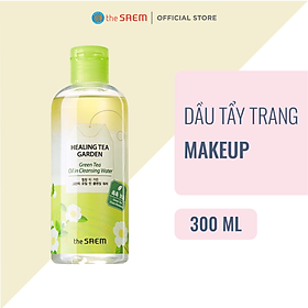 Hình ảnh Dầu Tẩy Trang Dành Cho Makeup the SAEM Healing Tea Garden Green Tea Oil In Cleansing Water 300ml