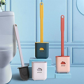 Mua Chổi Cọ Toilet SiliCon Có Giá Đựng HÌNH ĐÁM MÂY