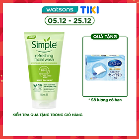 Sữa Rửa Mặt Simple Refreshing Facial Wash Dành Cho Mọi Loại Da 150ml