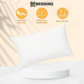 Hình ảnh Ruột Gối Nằm K-Bedding by Everon - Trắng, Gối Cao