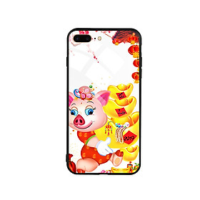 Ốp Lưng Kính Cường Lực cho điện thoại Iphone 7 Plus / 8 Plus - Tài Lộc 02