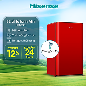 Tủ lạnh Mini Hisense 82 Lít HR08DR/HR08DW tiết kiệm điện, làm lạnh nhanh, bảo hành 24 tháng - HÀNG CHÍNH HÃNG