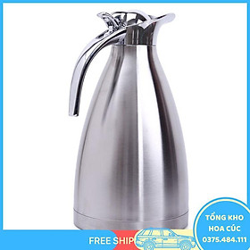 Bình Thủy Giữ Nhiệt Inox 2 Lớp Cao Cấp 2L Tiện Dụng - Vận Chuyển Miễn Phí Toàn Quốc