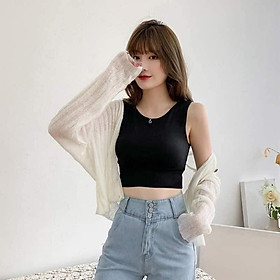 Áo Bra vải thun cotton mặc đi tập, đi chơi