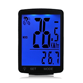 Màn Hình LCD Đo Tốc Độ Chống Nước Gắn Xe Đạp (2.8Inch)
