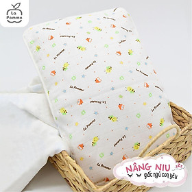 Gối đỡ đầu sơ sinh bo viền La pomme