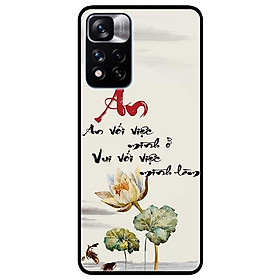 Ốp lưng dành cho xiaomi redmi note 11 pro 5g - an sen trắng
