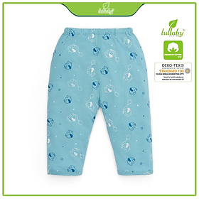 Quần dài đáy đũng Lullaby cho bé trai NH49B Xanh voi