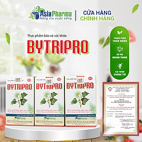 [COMBO 3 HỘP] Viên uống tiêu trĩ, giảm táo bón nhuận tràng Bytripro Asia Pharma hỗ trợ cho người bị trĩ - Hộp 30 viên