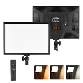 14Inch Square LED Video Light Panel 90W Studio Photography Fill Light 272pcs Bead 3000K-6000K CRI90+ with Remote Control