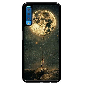 Hình ảnh Ốp in cho Samsung Galaxy A7 2018 Bắt Trăng - Hàng chính hãng