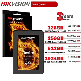 Ổ cứng SSD HIKVISION 128GB HS-SSD-Deisire(S)- Hàng Chính Hãng