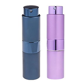 15ml Empty Portable Perfume Fragrance Spray Bottle Pump Scent Refillable Travel Gift Collectable Purple &amp; Blue
