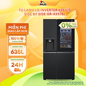 Mua Tủ lạnh LG Inverter 635 lít GR-X257BL - Hàng Chính Hãng (Chỉ giao HCM)