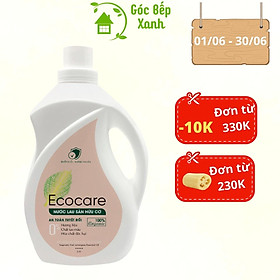 Nước lau sàn Hữu cơ Ecocare đuổi muỗi tinh dầu Sả chanh 2000ml 
