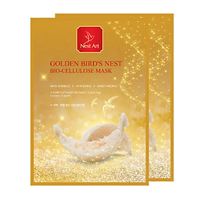 Combo 2 Mặt Nạ Yến Vàng Nest Art Bio Cellulose Mask 25ml/miếng