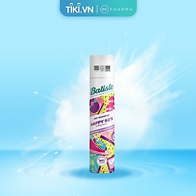 Dầu Gội Khô Batiste Hương Dâu Tây - Batiste Dry Shampoo Happy 90's Bubbly Berry 200ml