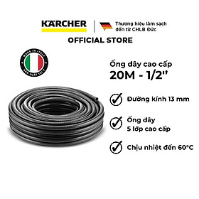 Ống dây Karcher PrimoFlex Premium 1/2" dài 20 mét - Phi 13mm - Ống 5 lớp cao cấp - chịu nhiệt đến 60 độ C - Hàng Chính Hãng