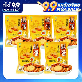 Combo 5 Túi Bánh quy trứng muối Đài Loan 500g