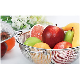 Mua Rổ tròn Echo Metal có tay cầm   làm từ inox cao cấp  bền đẹp và an toàn tuyệt đối cho người sử dụng - nội địa Nhật Bản