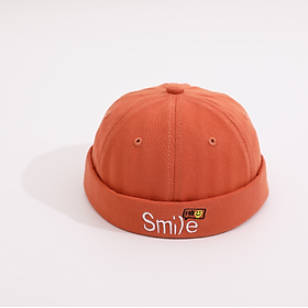 Mũ tròn họa tiết SMILE Chất Bông mềm mịn kiểu dáng hàn quốc cho bé 2 tuổi - 6 tuổi