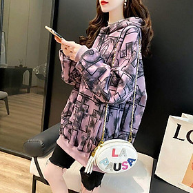 Áo sweater tay dài dáng rộng dày dặn phong cách Hàn Quốc thời trang thu đông 2020 mới cho nữ
