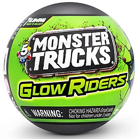 Đồ Chơi Trứng Sưu Tập Xe Tải Quái Vật 5 Surprise Monster Truck Glow Riders - Zuru 77266 (Mẫu Sản Phẩm Bên Trong Là Ngẫu Nhiên)