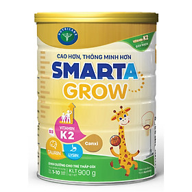 Sữa bột Nutricare Smarta GROW (900g) - hỗ trợ tăng chiều cao phát triển não bộ