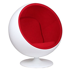 Mua Ghế thư giãn Ball Chair màu đỏ vỏ trắng