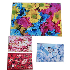 Mua Thảm Lót Sàn Trang Trí Chống Trượt (40x60cm) 4 Mẫu Hoa