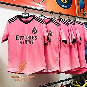 Bộ quần áo đá banh, đá bóng có Logo CLB Real Madrid 2022_2023