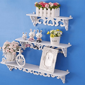 Mua Set 3 kệ treo tường trang trí hoa văn nổi GG02