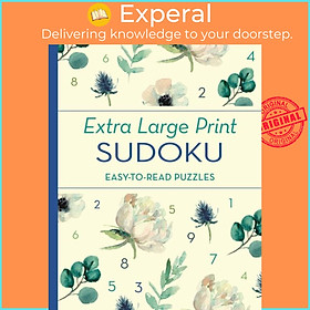 Sách - Extra Large Print Sudoku - Easy-to-Read Puzzles by Eric Saunders (UK edition, paperback)