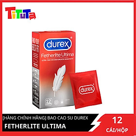 Bao cao su Durex Fetherlite Hộp 12 Bao