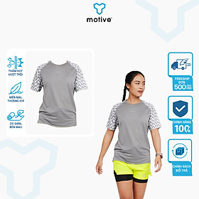 Áo Thun Thể Thao Chạy Bộ Nữ MOTIVE WM Pro Tech T-Shirt - Màu Xám