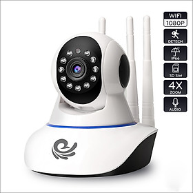 Camera IP Quan Sát CareCam 3 Râu Độ Phân Giải 2.0Mpx Xoay Theo Chuyển Động, Đàm Thoại 2 Chiều, Hú Báo Động, Xem Cùng Lúc 4 Camera - Chính Hãng