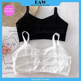 Áo Ngực Bra 3 dây cotton có đệm mặc thoáng mát thương hiêu BAW mã AN18