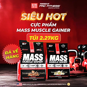 Sữa Tăng Cân Mass Muscle Gainer Elite Labs SMEL252 (2.3kg) - Vị Vanilla