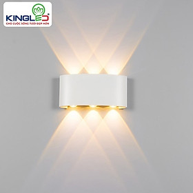 ĐÈN LED GẮN TƯỜNG NGOÀI TRỜI 6W (LWA8031) KINGLED