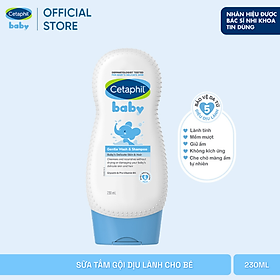 Sữa tắm gội dịu lành cho bé Cetaphil Baby Gentle Wash & Shampoo 230ml