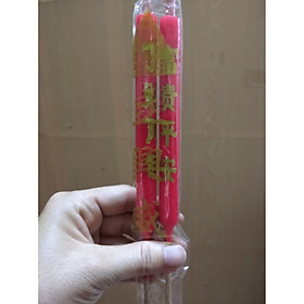 Mua 2 cây đèn cầy tre đốt ngoài trời 25cm-34cm