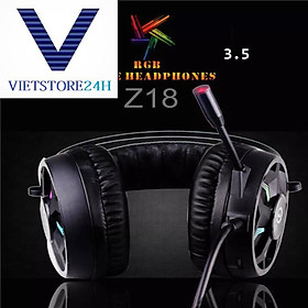 Mua Tai Nghe Z18 LED RGB  Cổng Usb Âm Thanh 3.5 VT