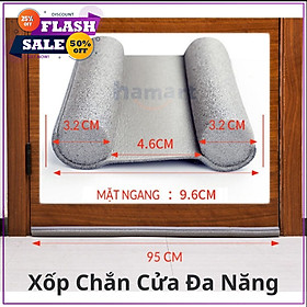 Thanh xốp chắn cửa đa năng chống bụi, chống va đập khi gió mạnh