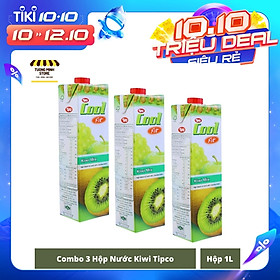 Combo 3 Hộp Nước Ép 40% Kiwi Và Trái Cây Hỗn Hợp Tipco Nhập Khẩu Từ Thái