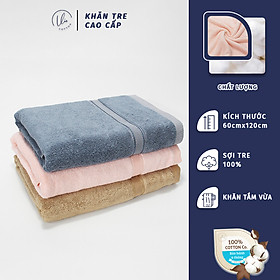 Mua Khăn Tắm Vừa Sợi Tre VieCotton 60x120 Siêu Óng Siêu Mềm Kháng Khuẩn An Toàn Chất Lượng Cao