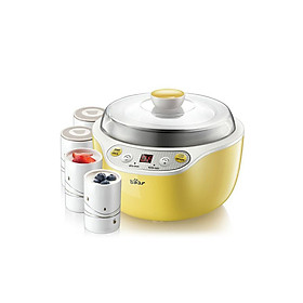 Mua Máy Làm Sữa Chua  Máy Ủ Sữa Chua + Tặng 4 Cốc Sứ Cao Cấp  KÈM GIẮC CHUYỂN ĐỔI 3 CHẤU THÀNH 2 CHẤU tiện dụng - Hàng Nhập Khẩu