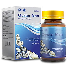 Tinh Chất Hàu OYSTER MAN (60 Viên) Tăng Cường Sinh Lý Nam Giới, Cải Thiện Yếu Sinh Lý, Xuất Tinh Sớm