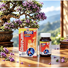 Glucosamin Extra 1500 - Bổ khớp, giảm đau nhức do viêm khớp và thoái hóa khớp, lọ 100 viên