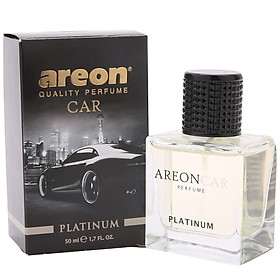 Hình ảnh Nước hoa ô tô cao cấp AREON Car Platinum Perfume 50ml - NHẬP KHẨU BULGARIA